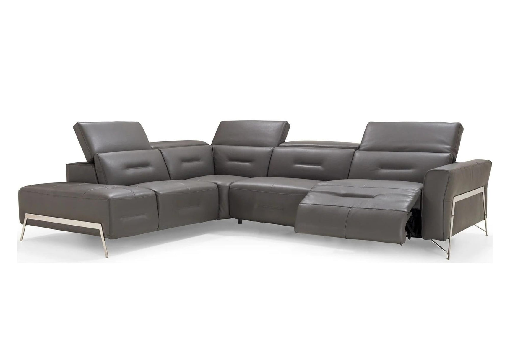 Ramona Leather Reclining Sectional Sofa
