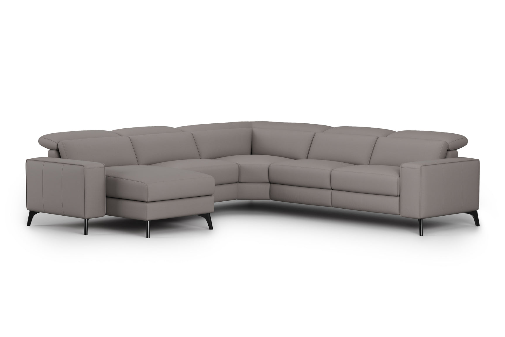 Esther Leather Corner Recliner Sectional Sofa