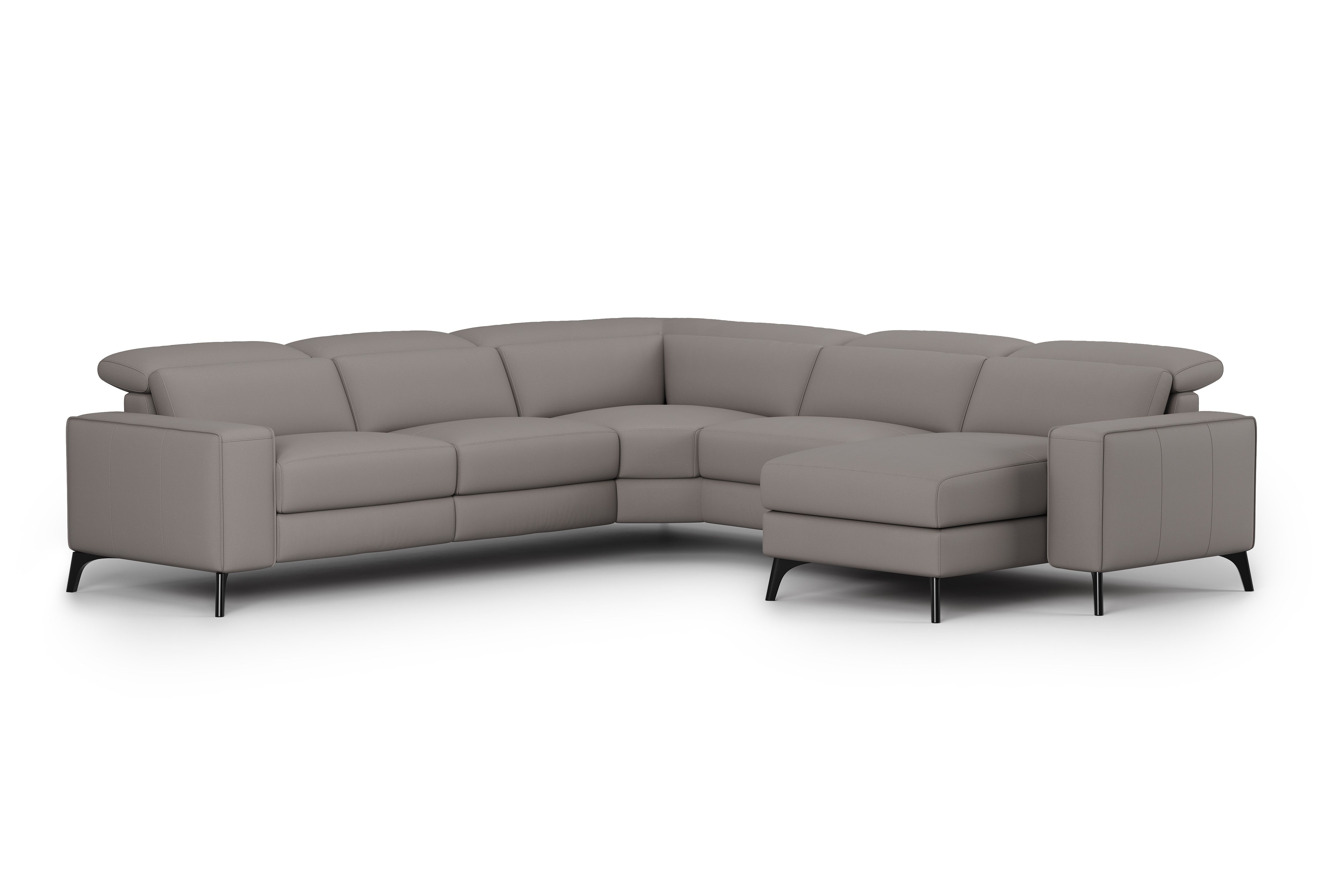 Esther Leather Corner Recliner Sectional Sofa