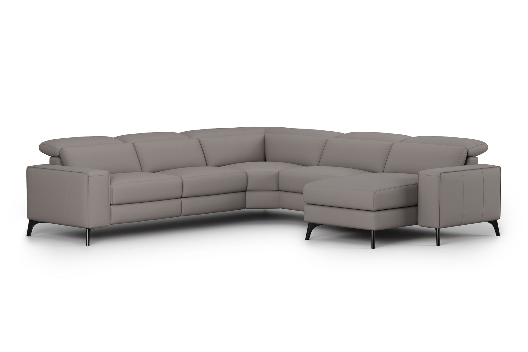 Esther Leather Corner Recliner Sectional Sofa
