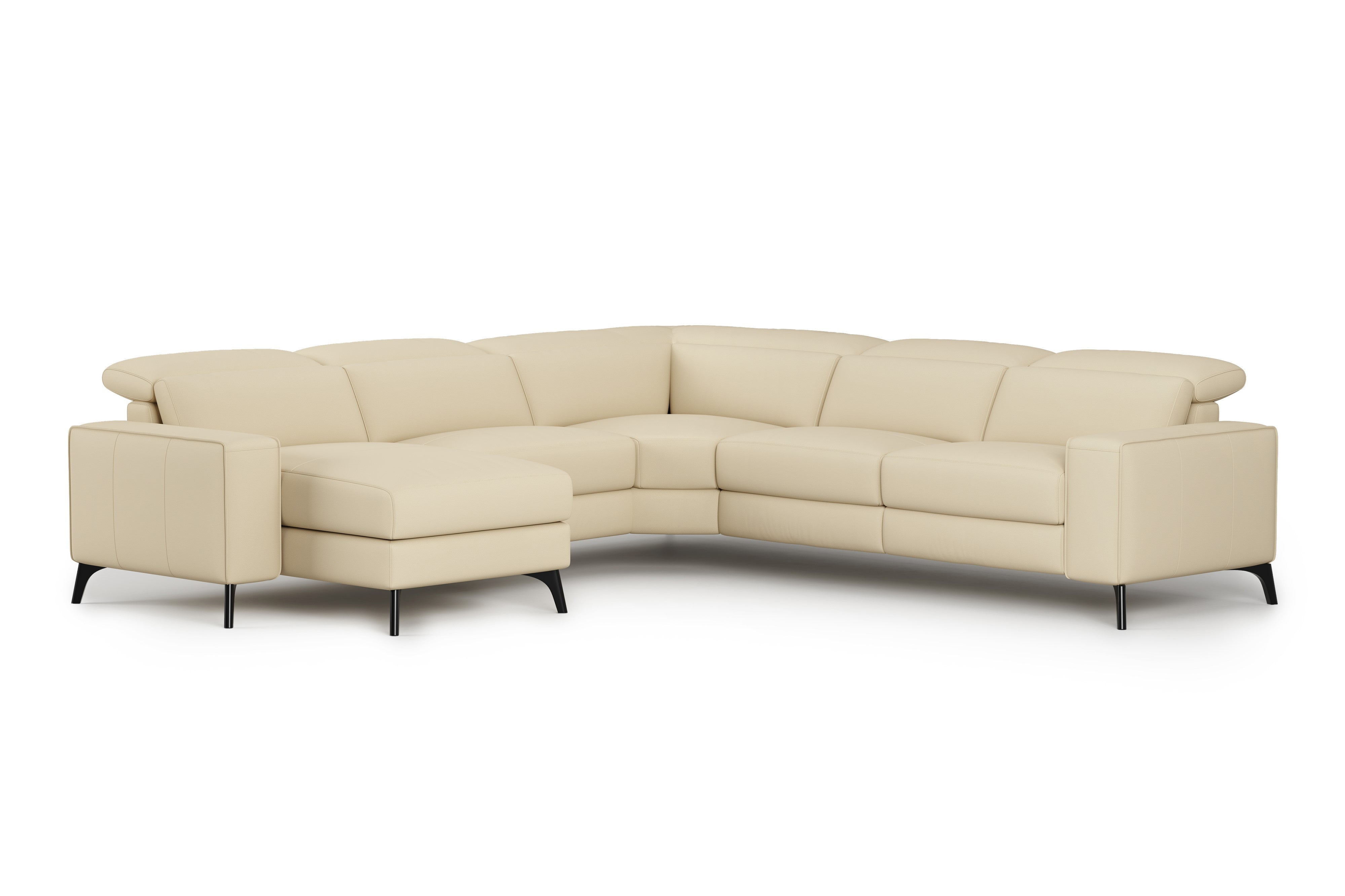Esther Leather Corner Recliner Sectional Sofa