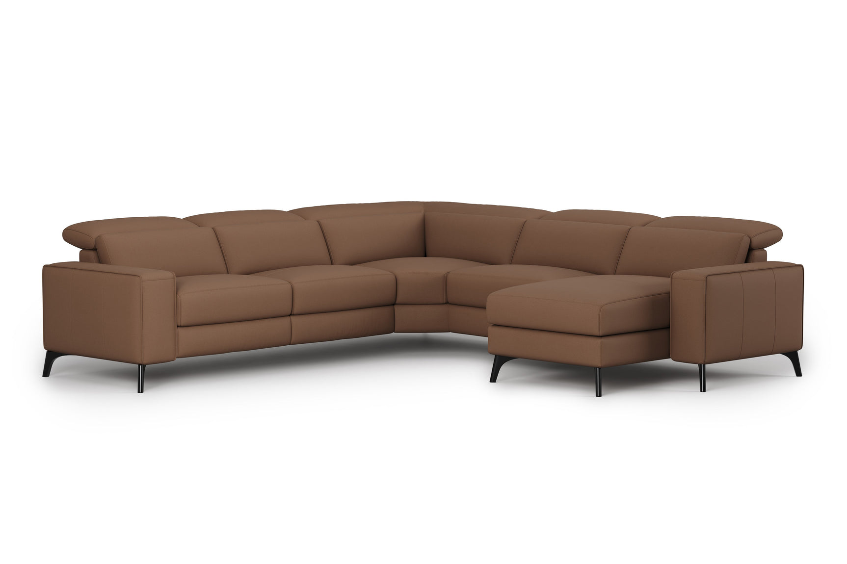 Esther Leather Corner Recliner Sectional Sofa
