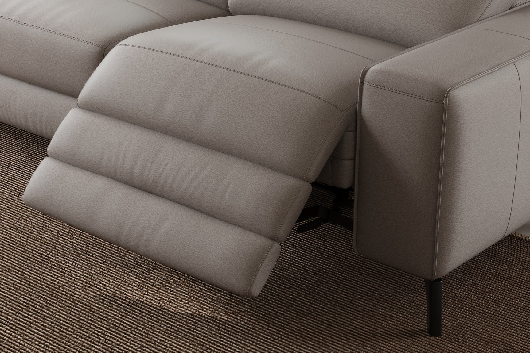 Esther Leather Dual Recliner Sofa