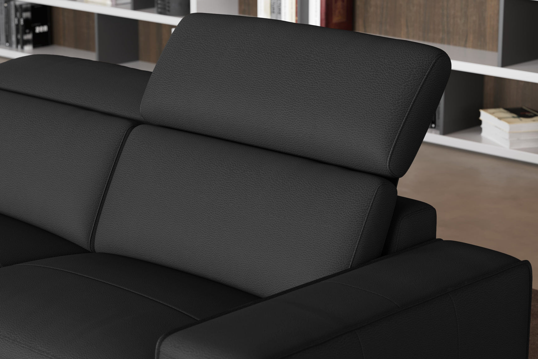 Esther Leather Dual Recliner Sofa