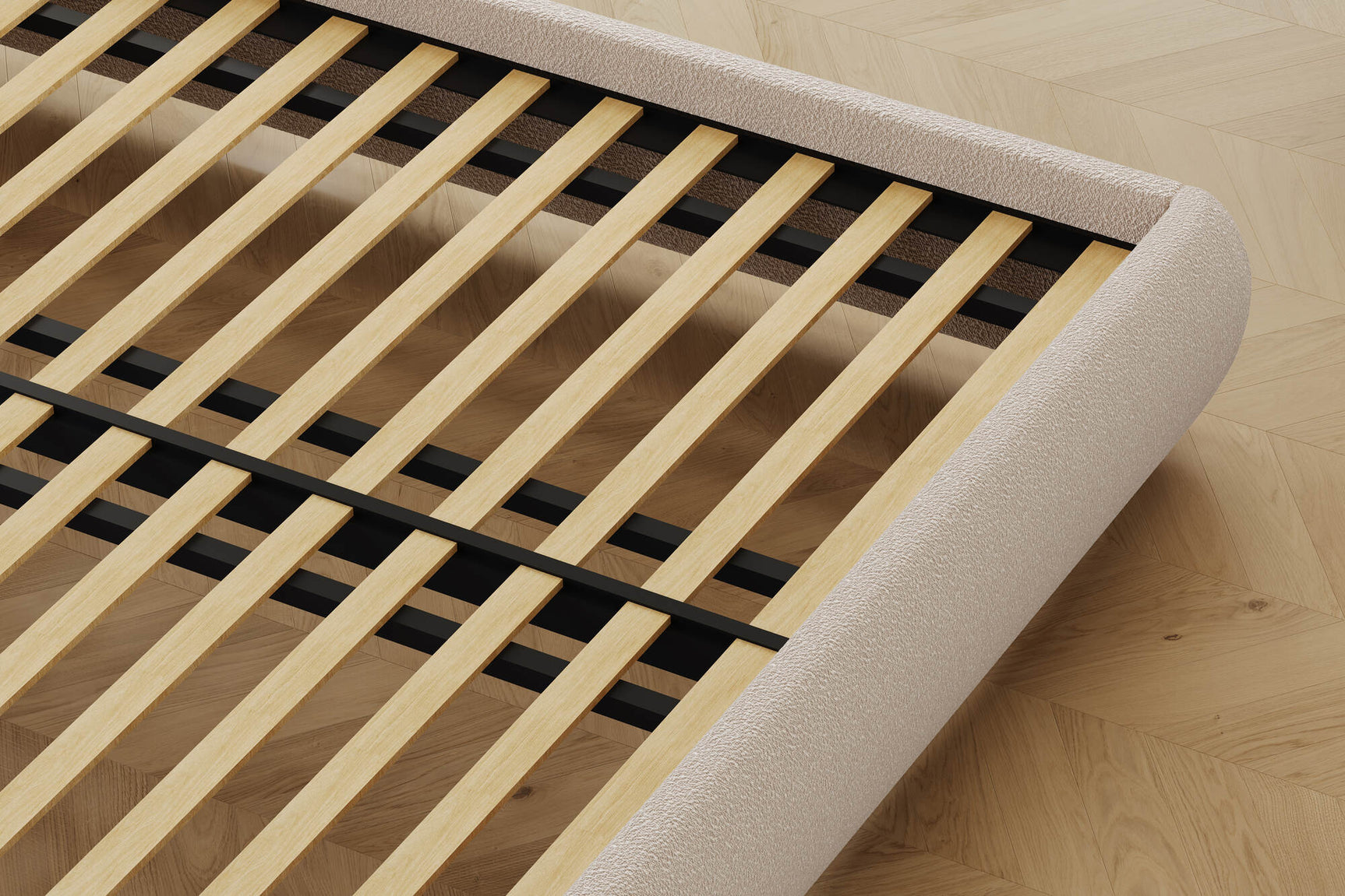 Etta Fabric Upholstered Bed Frame