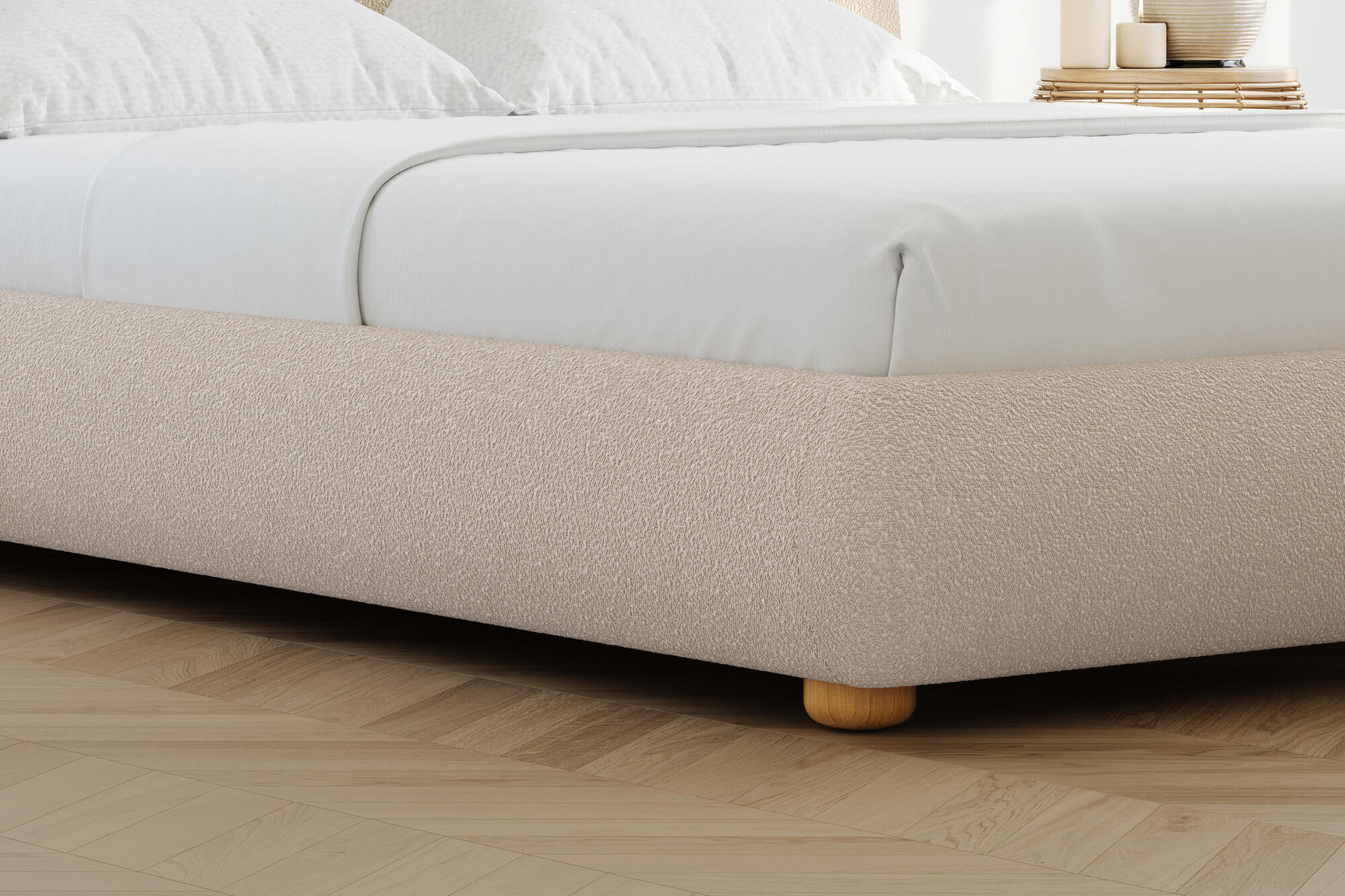 Etta Fabric Upholstered Bed Frame