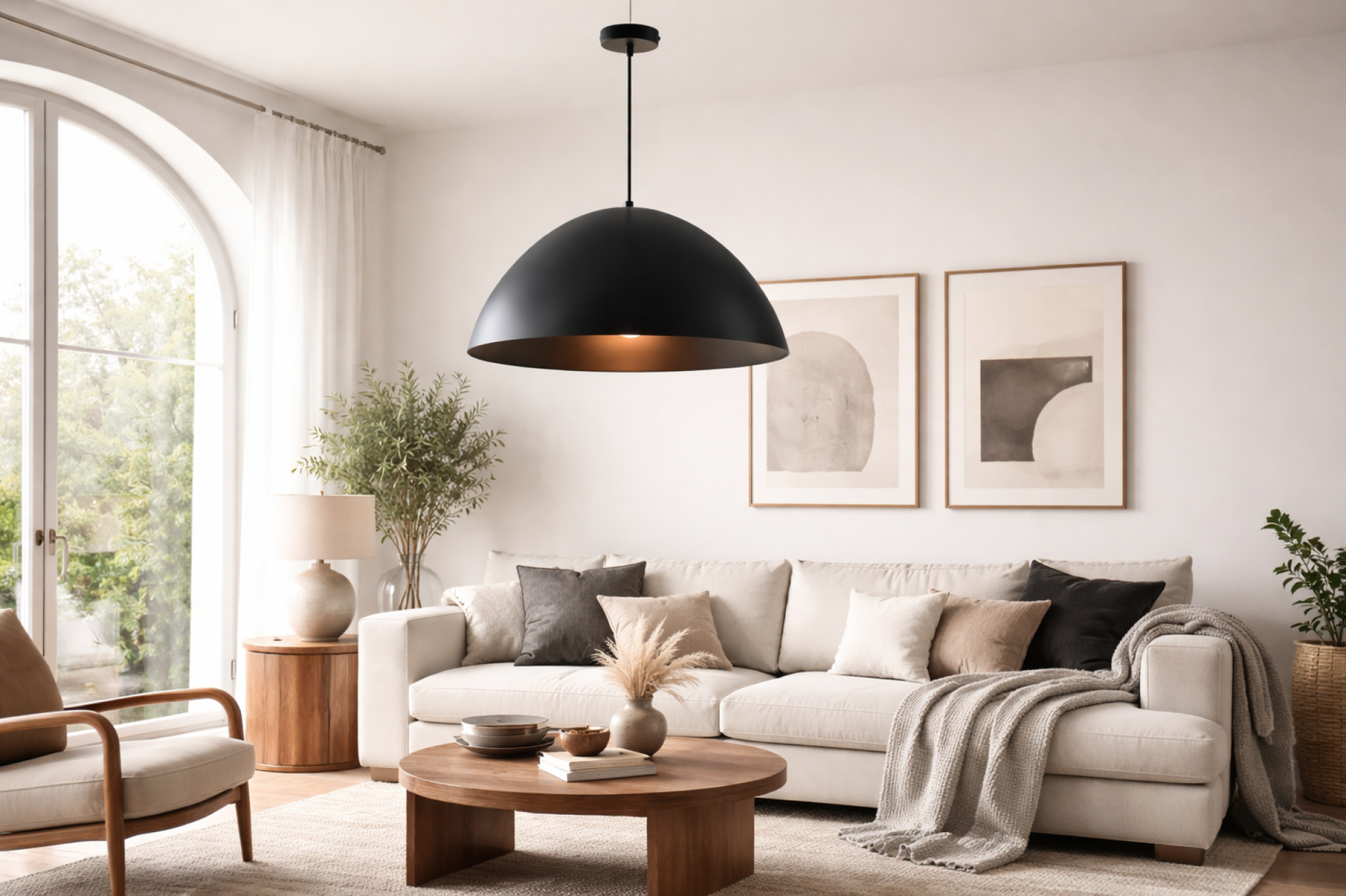 FARO Mid-Century Modern Pendant Light L