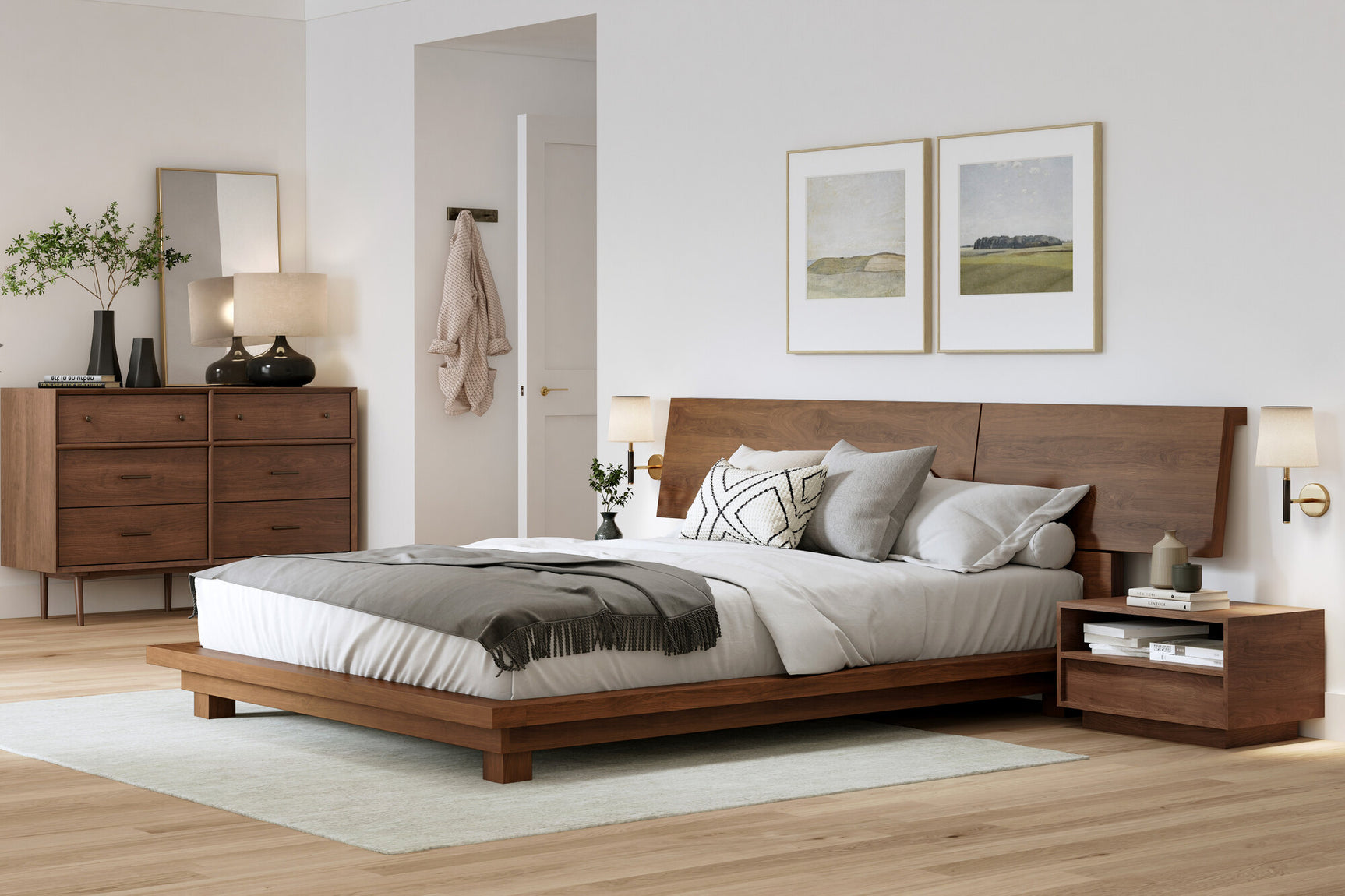 Faith Wood Bed Frame