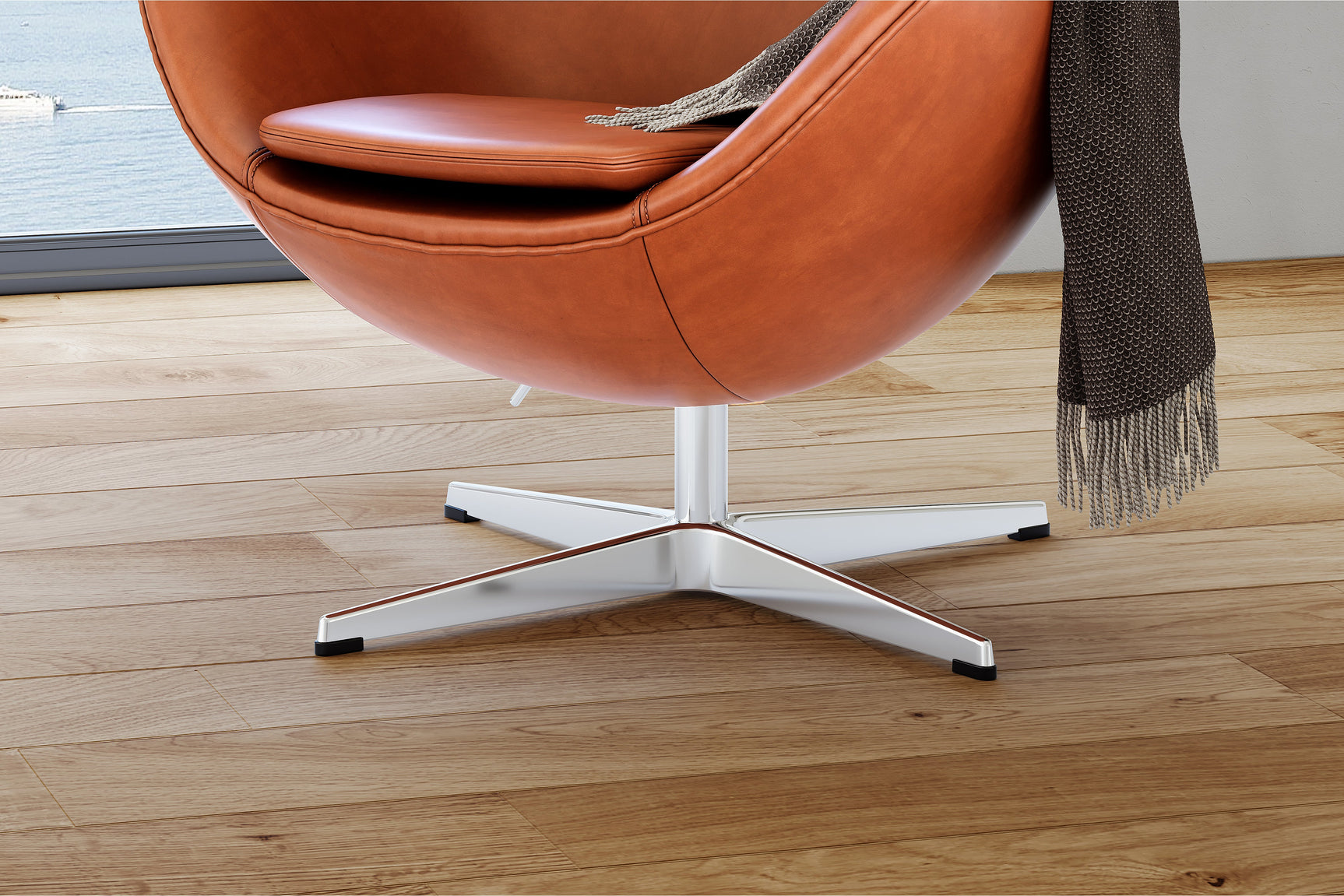 Finola Leather Accent Chair