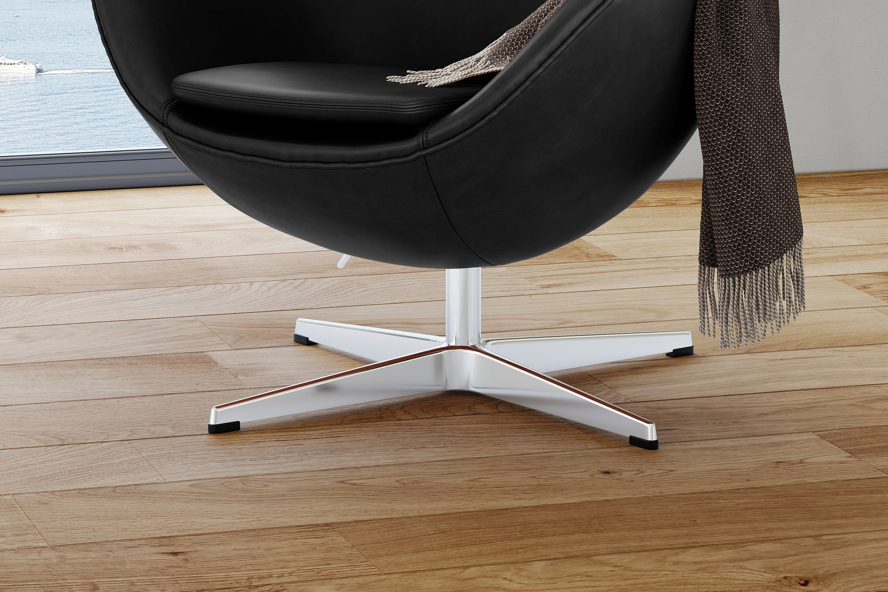 Finola Leather Accent Chair