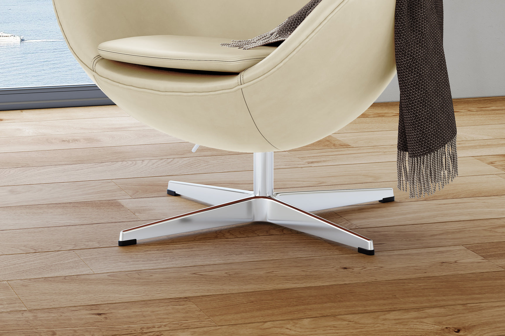 Finola Leather Accent Chair