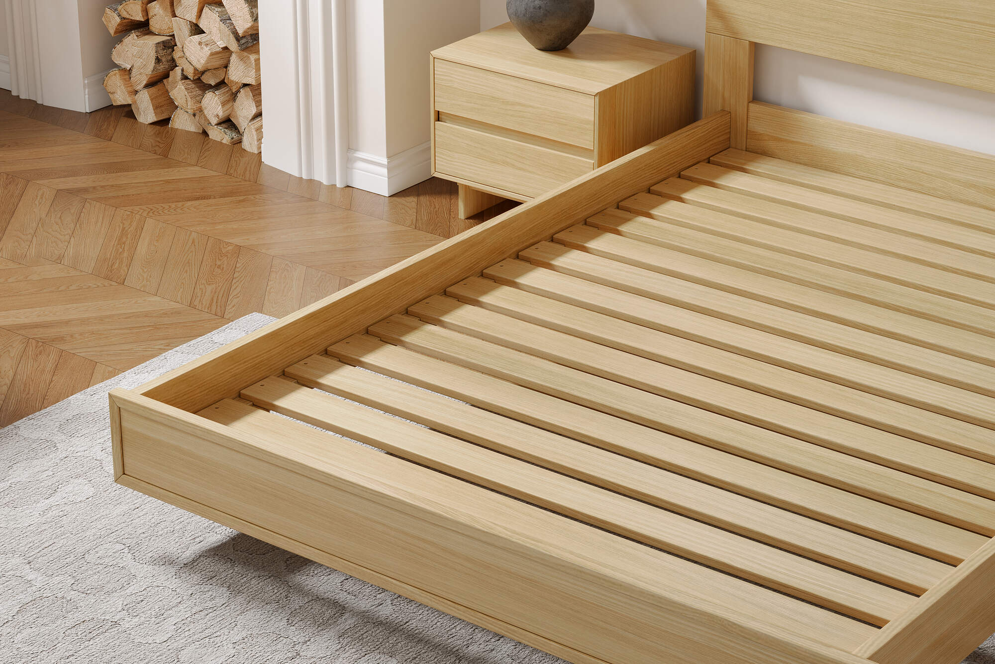 Fiona Wood Bed Frame