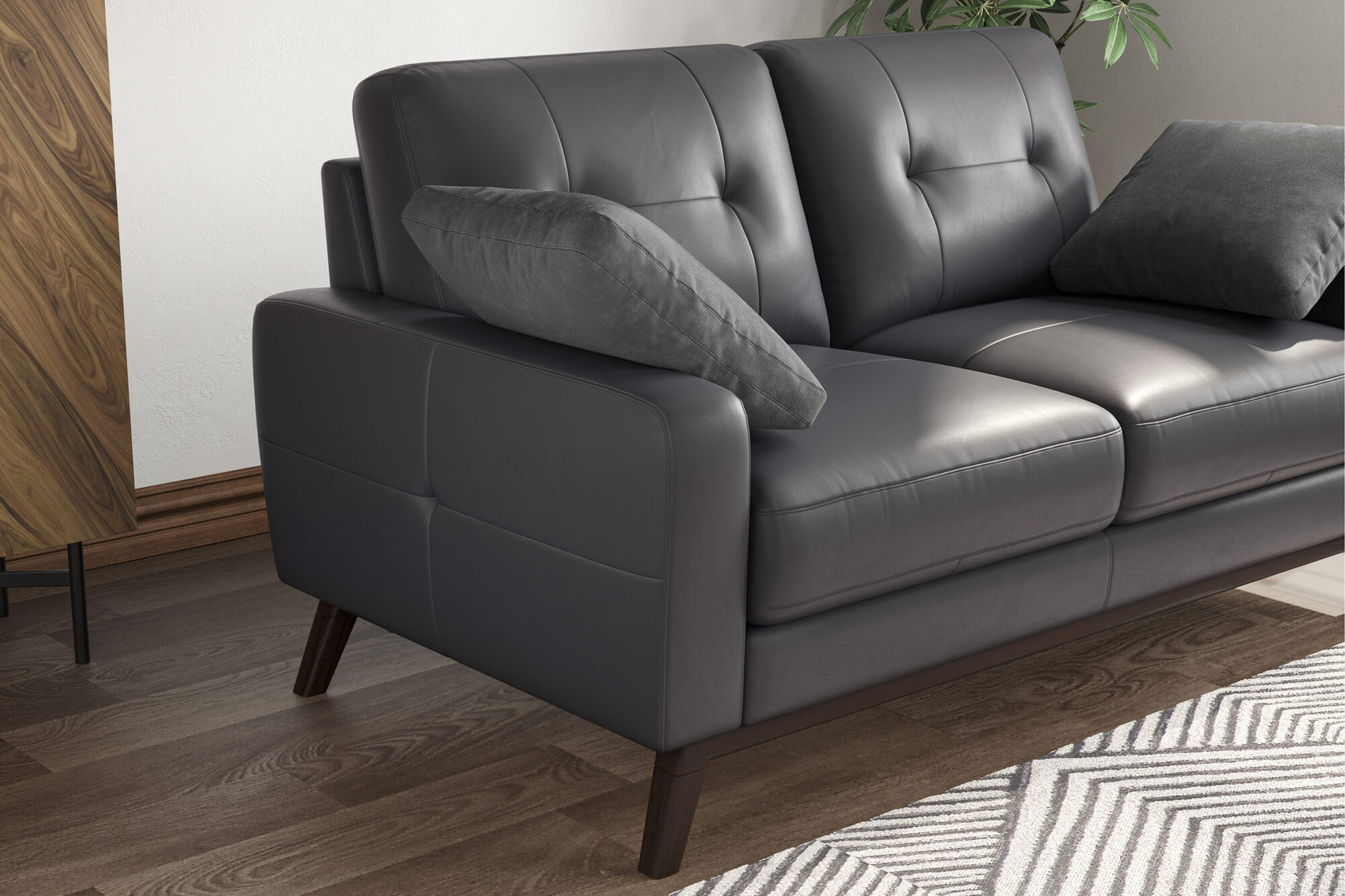 Francesca Leather Sofa