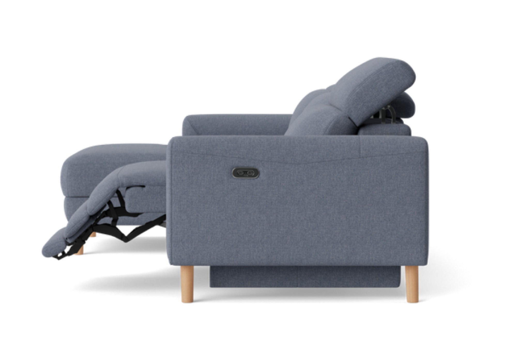 Freya Fabric Recliner Sectional Sofa