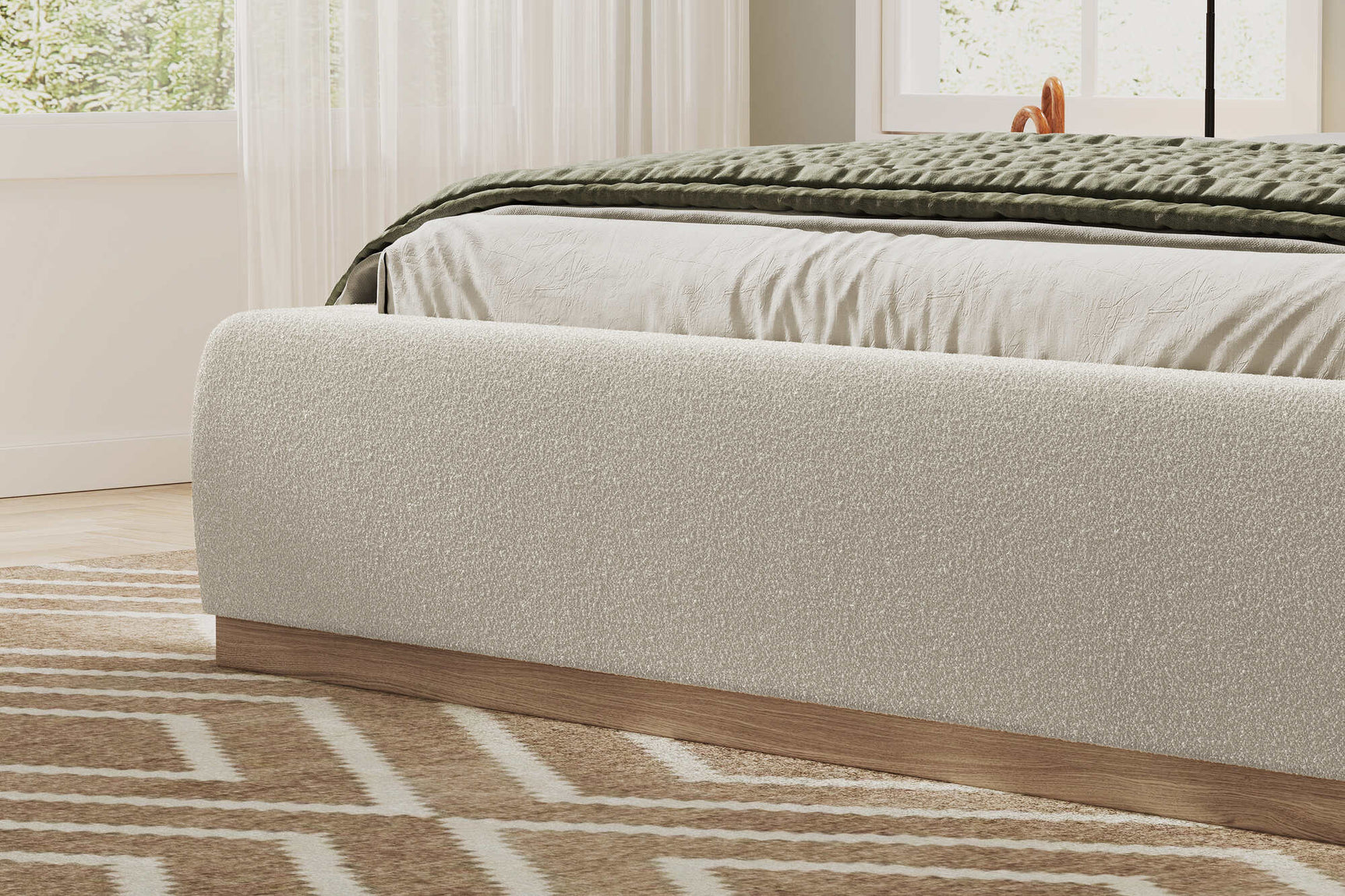 Gabriella Fabric Upholstered Bed Frame
