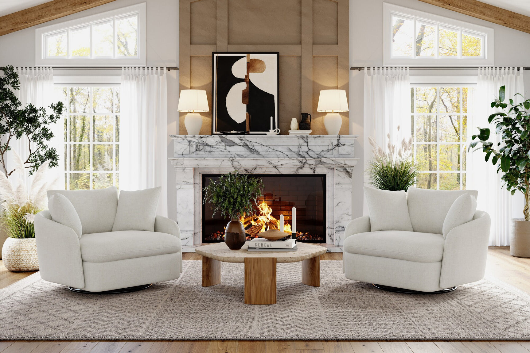 Giorgia Fabric Accent Chair