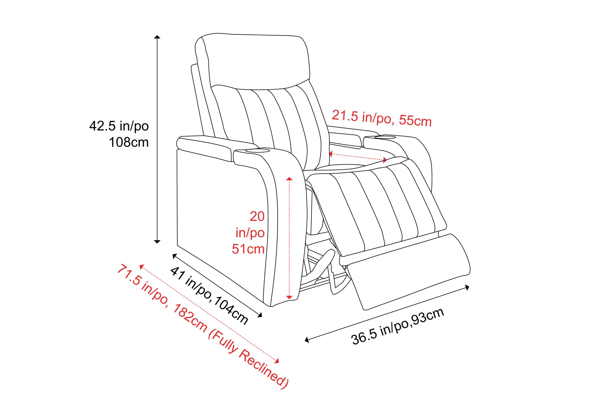 Glasgow Leather Recliner