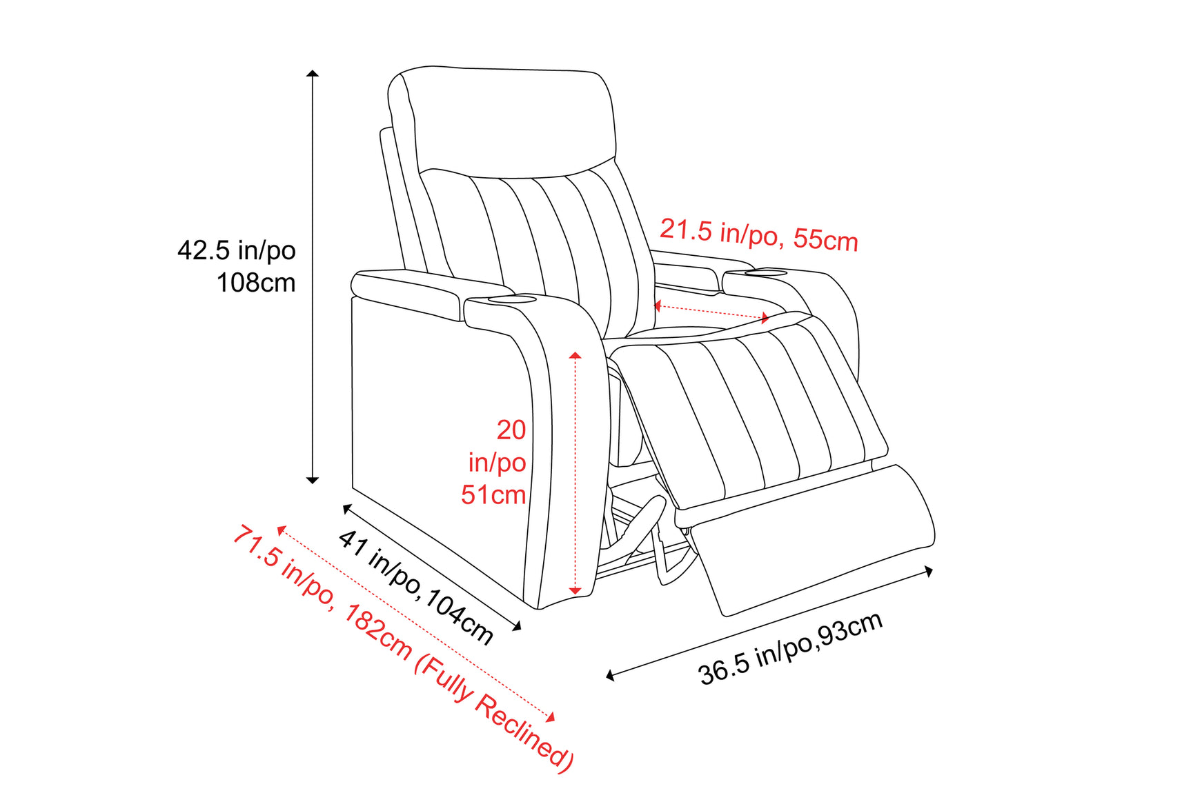 Glasgow Leather Recliner