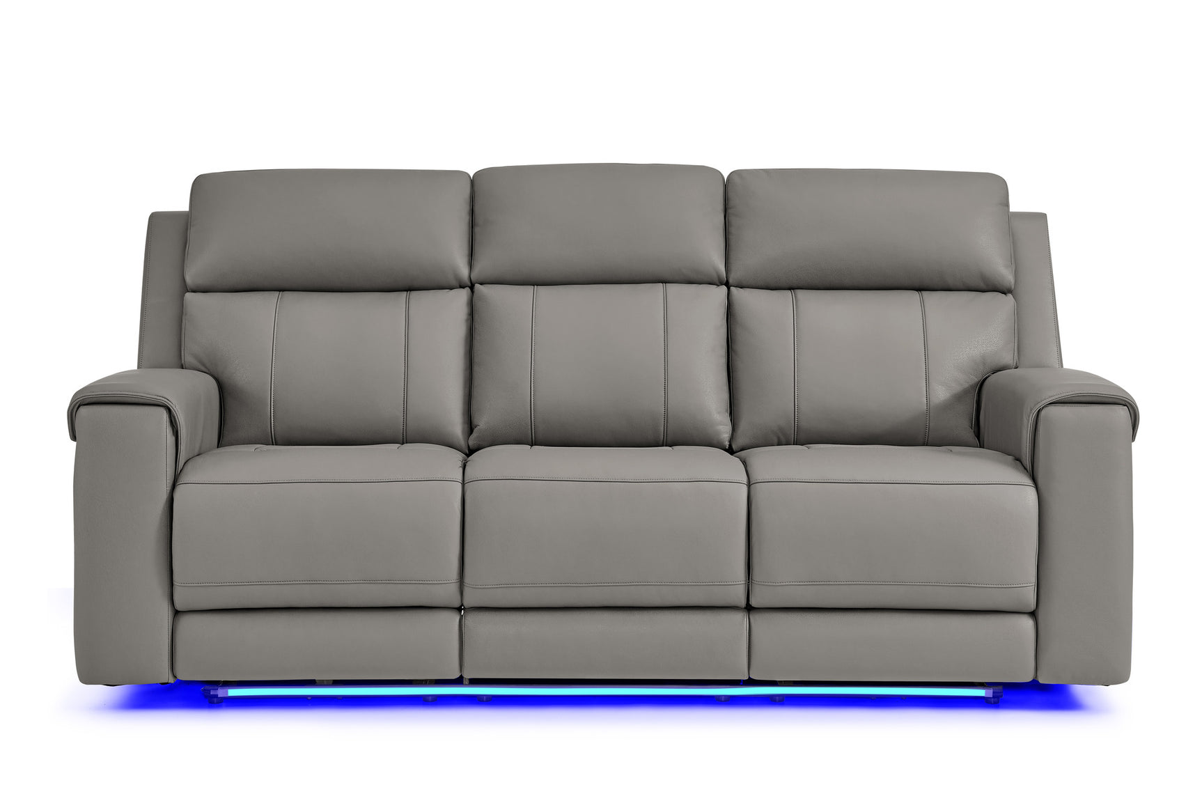 Harbour Immersive Audio Leather Dual Recliner Sofa with Console