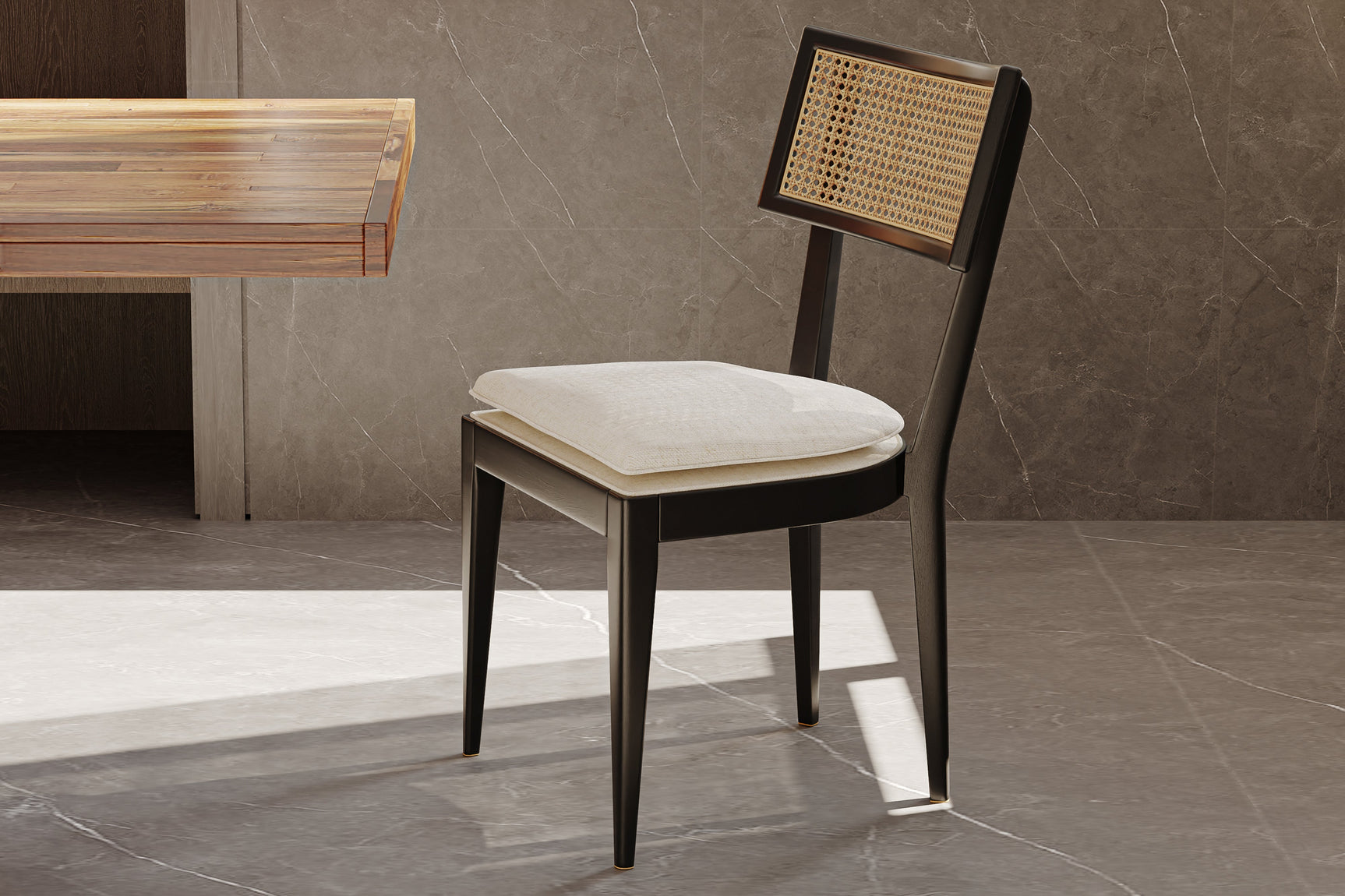 Harper Woven Cane Dining Chair (Set of 2)