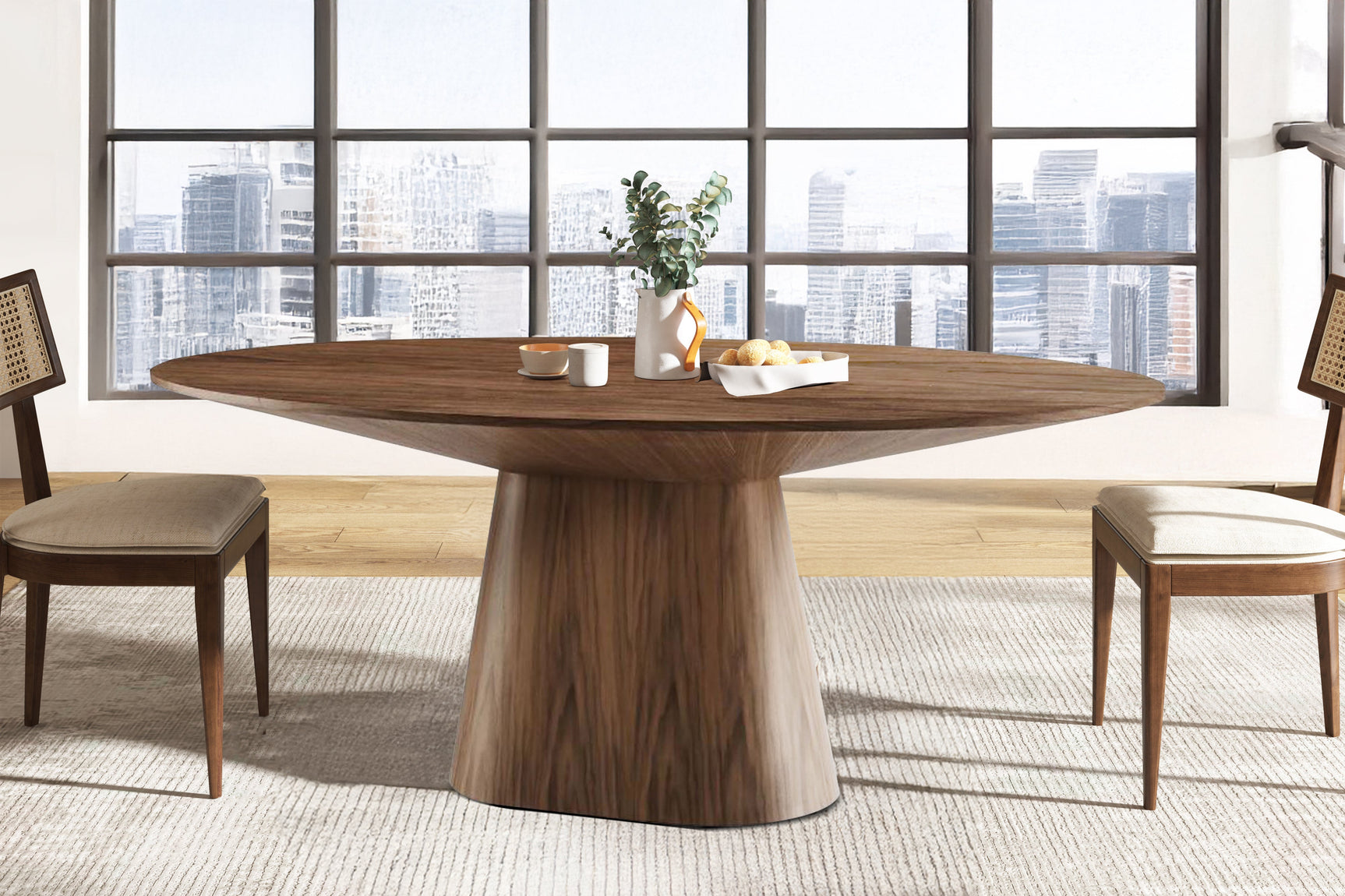 Harper Woven Cane Dining Chair (Set of 2)