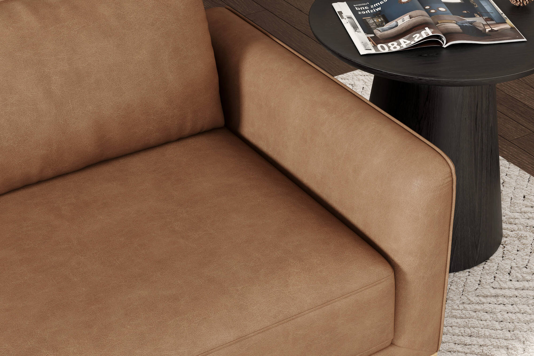 Imogen Leather Accent Chair