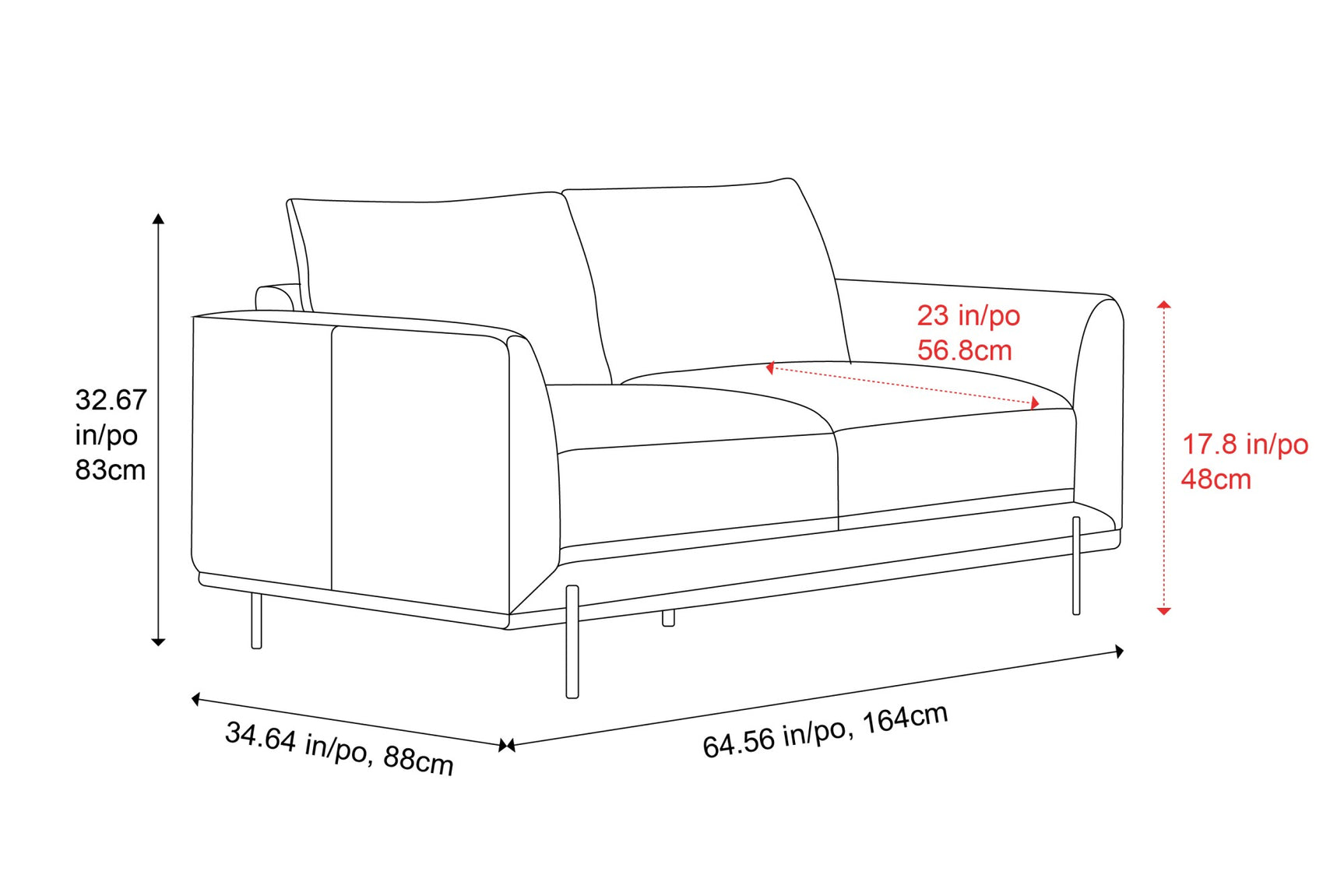 Imogen Leather Sofa