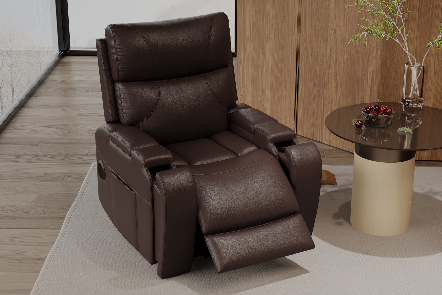 Ingrid Leather Heat & Massage & Ventilation Power Lift Recliner Chair