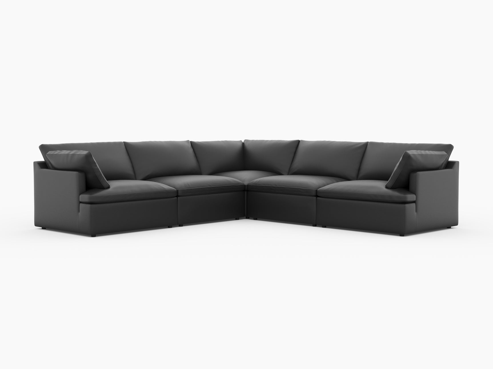 Isola Leather Theater Lounge Modular Sofa