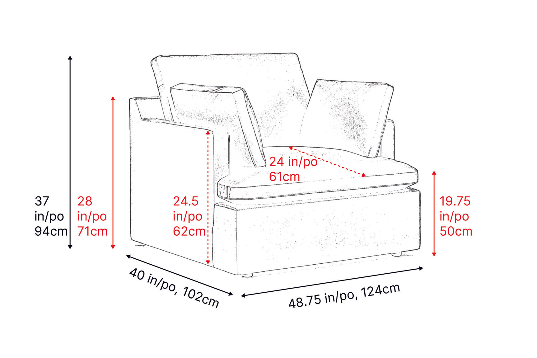 Isola Leather Theater Lounge Modular Sofa