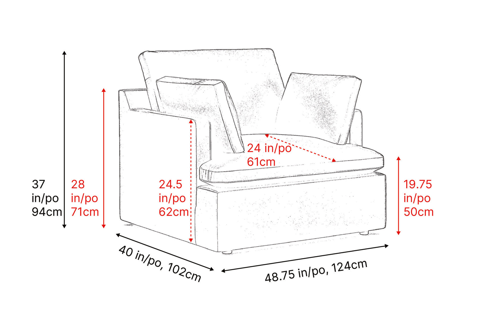 Isola Leather Theater Lounge Modular Sofa