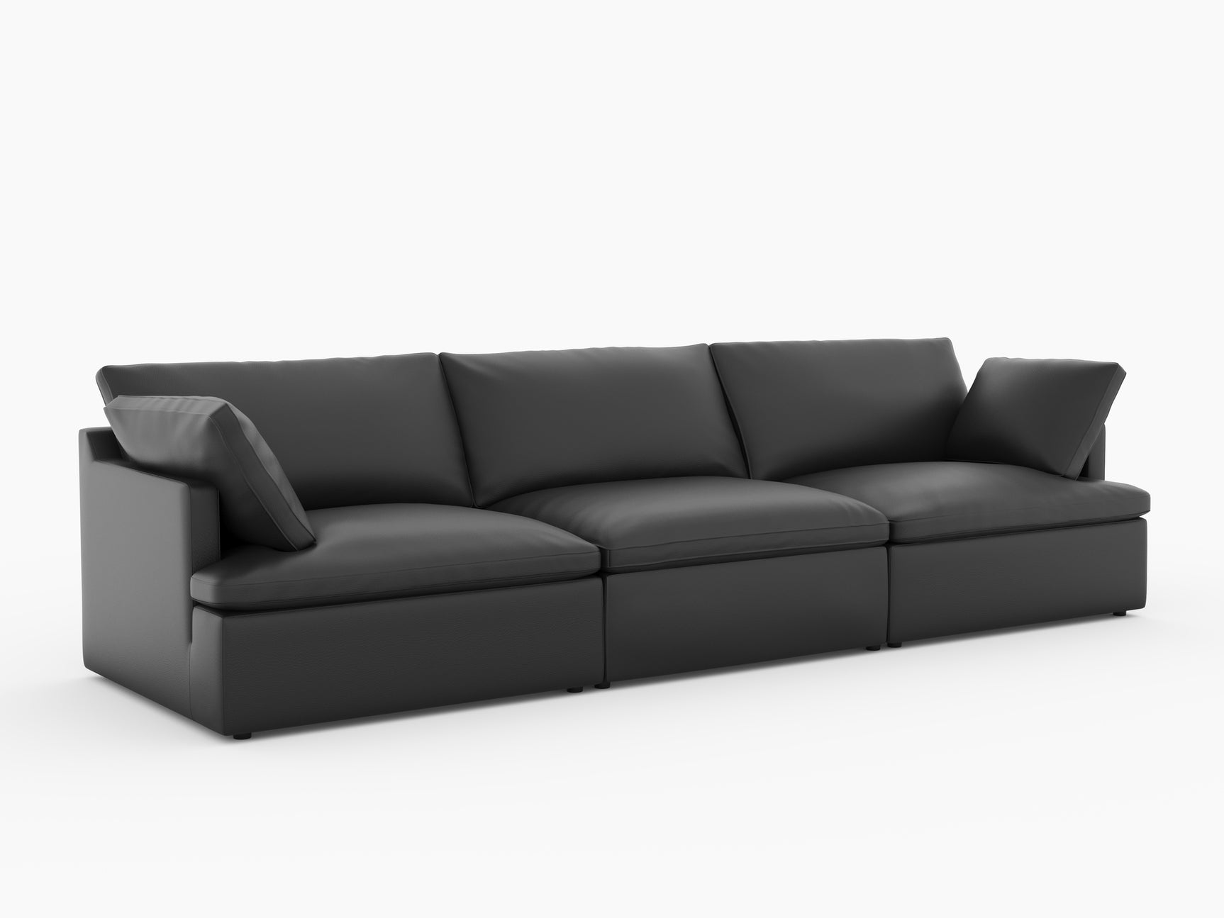 Isola Leather Theater Lounge Modular Sofa
