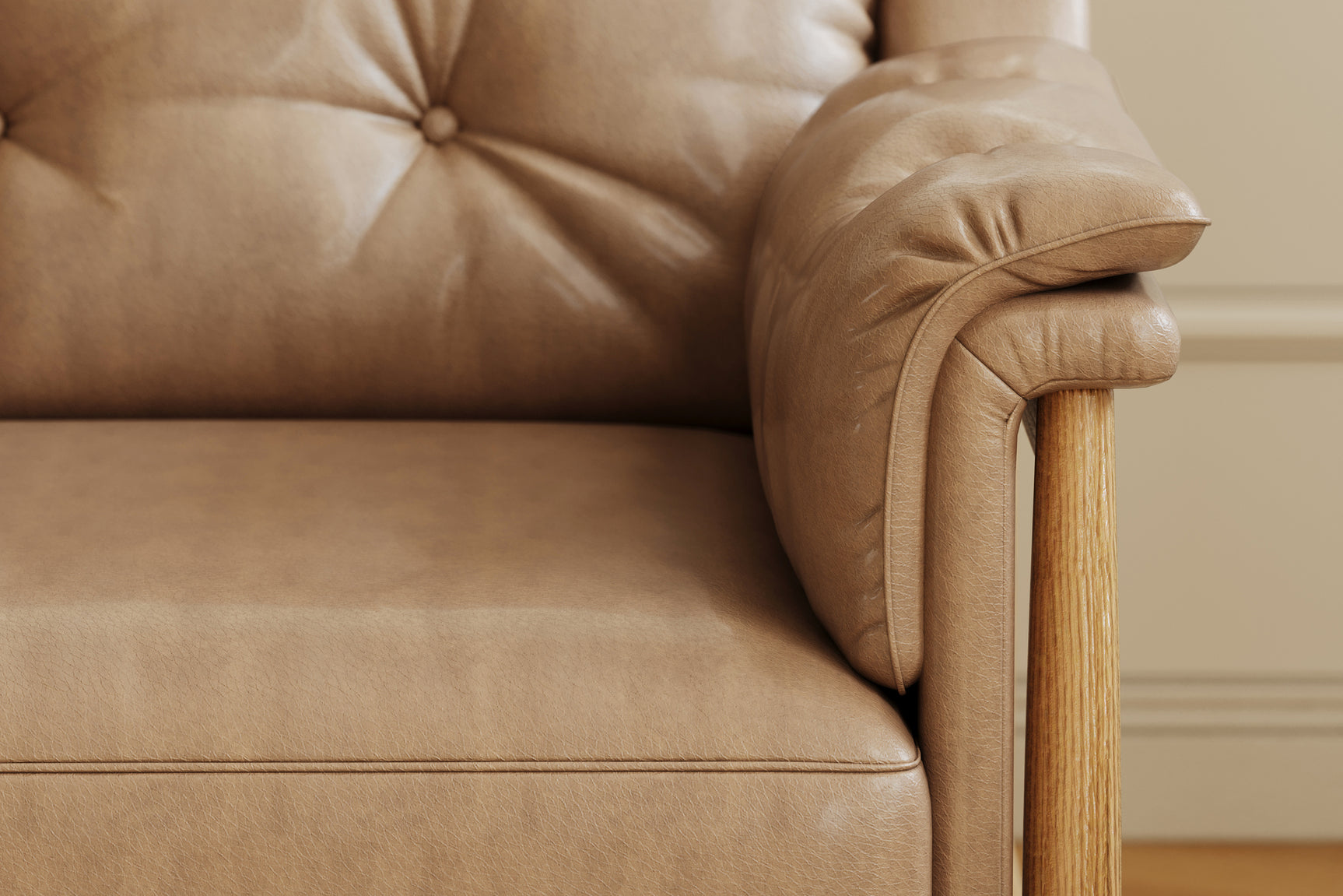 Jasmine Leather Accent Chair