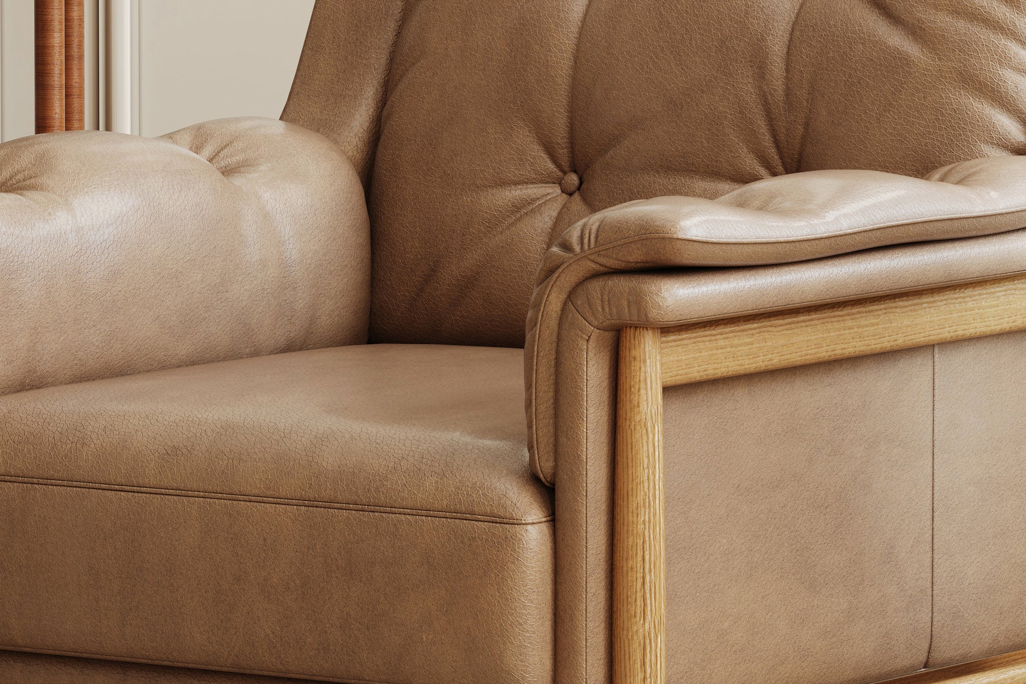 Jasmine Leather Accent Chair