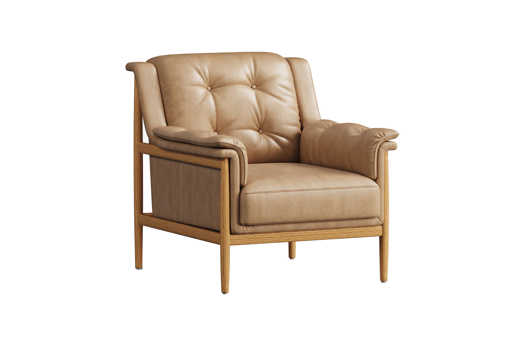 Jasmine Leather Accent Chair