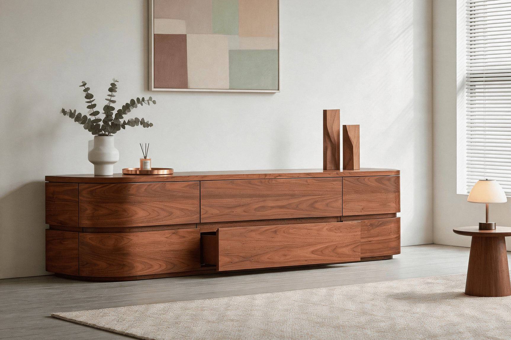 Kassidy Wood Storage Media Console