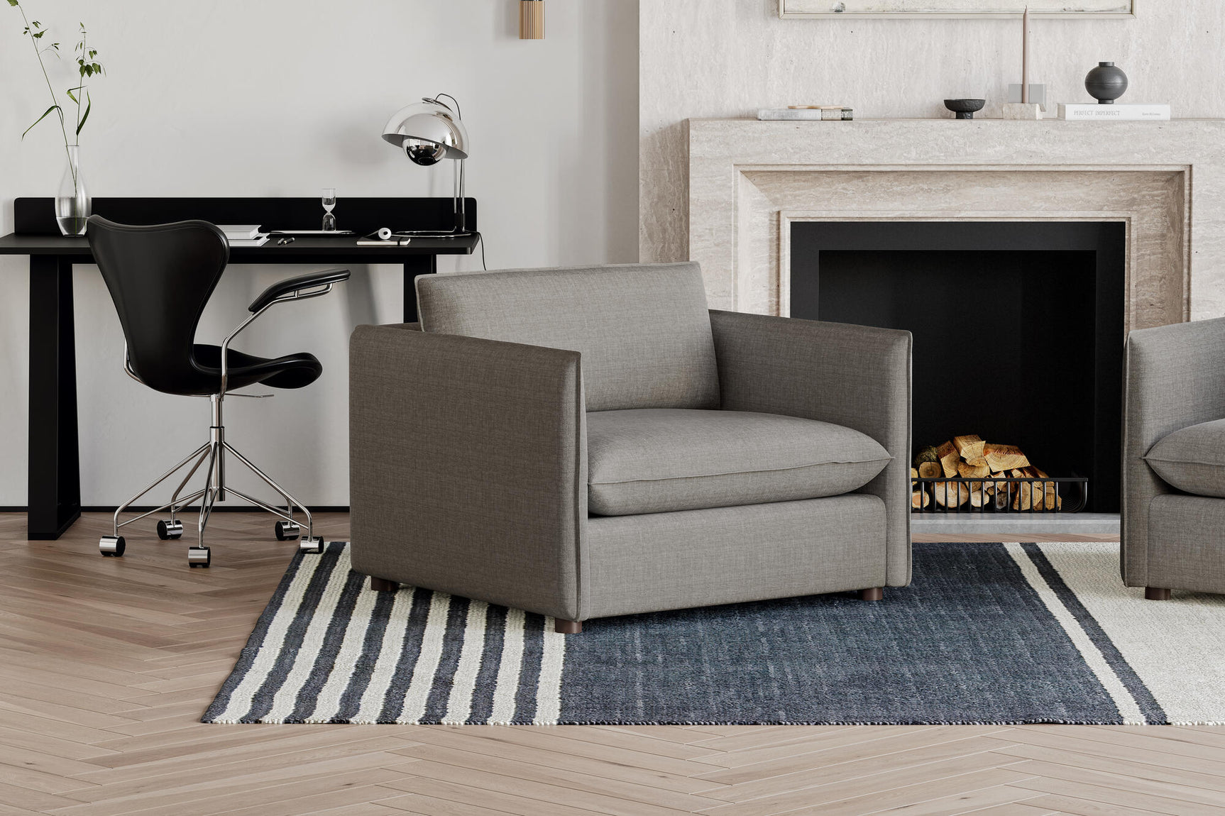 Katherine Fabric Accent Chair