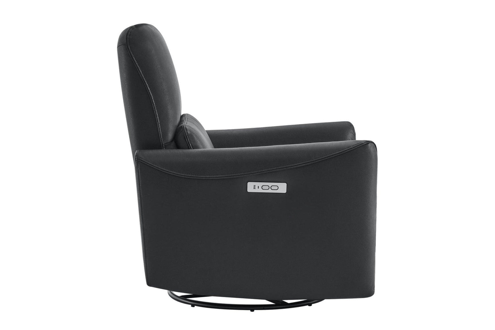 Kirstin Leather Swivel Recliner Chair