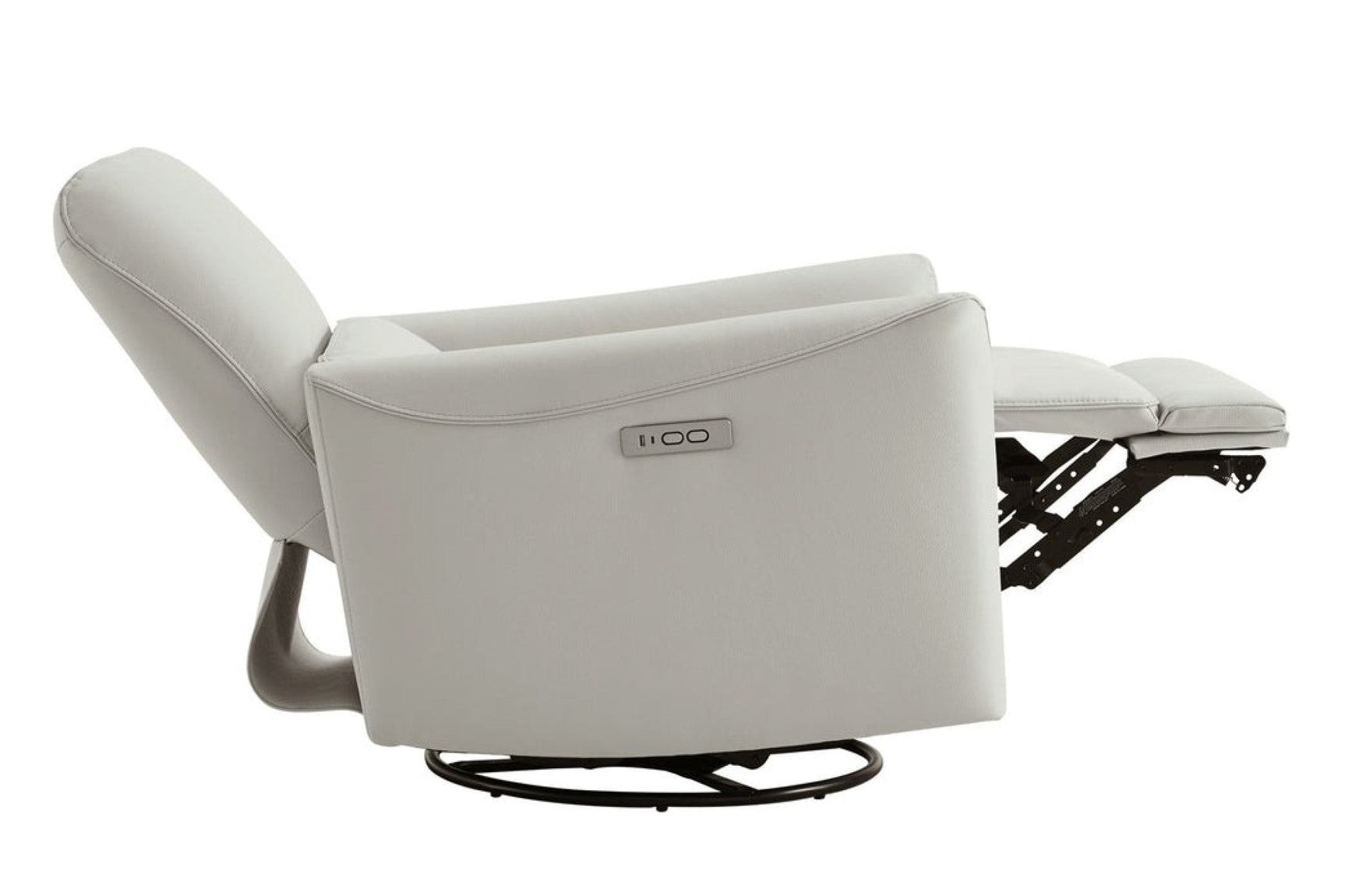 Kirstin Leather Swivel Recliner Chair