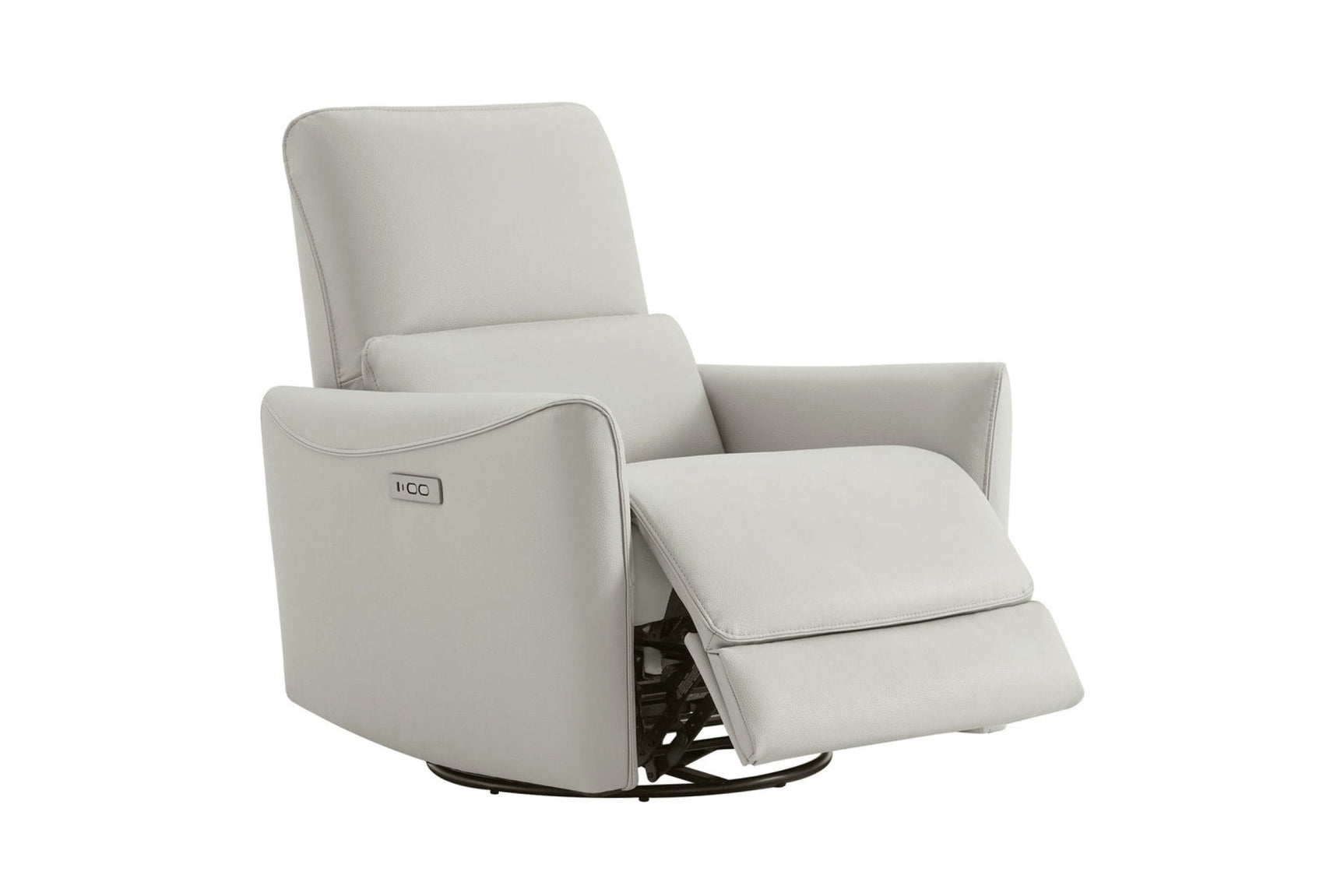 Kirstin Leather Swivel Recliner Chair