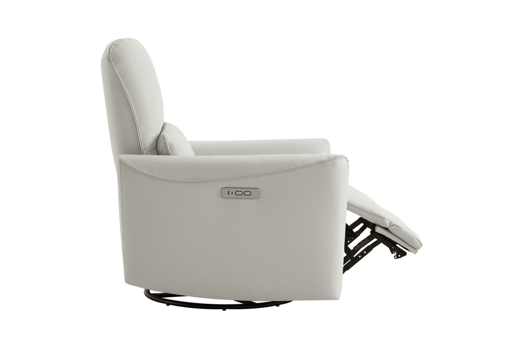 Kirstin Leather Swivel Recliner Chair