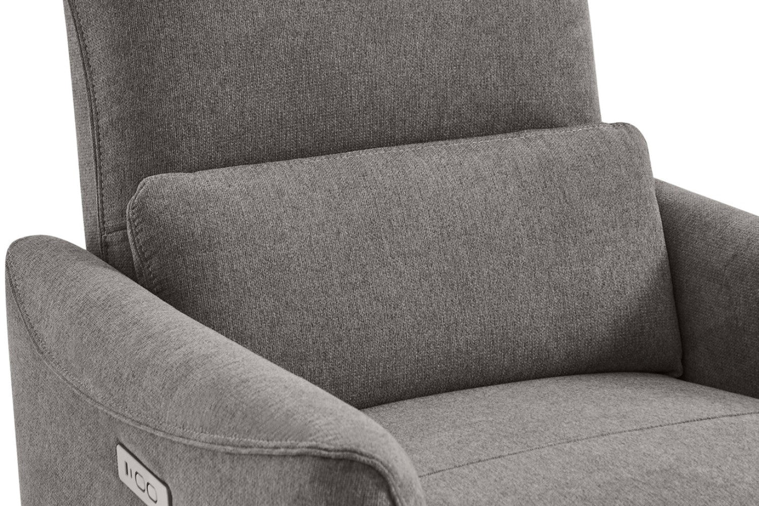 Kirstin Performance Fabric Swivel Recliner Chair