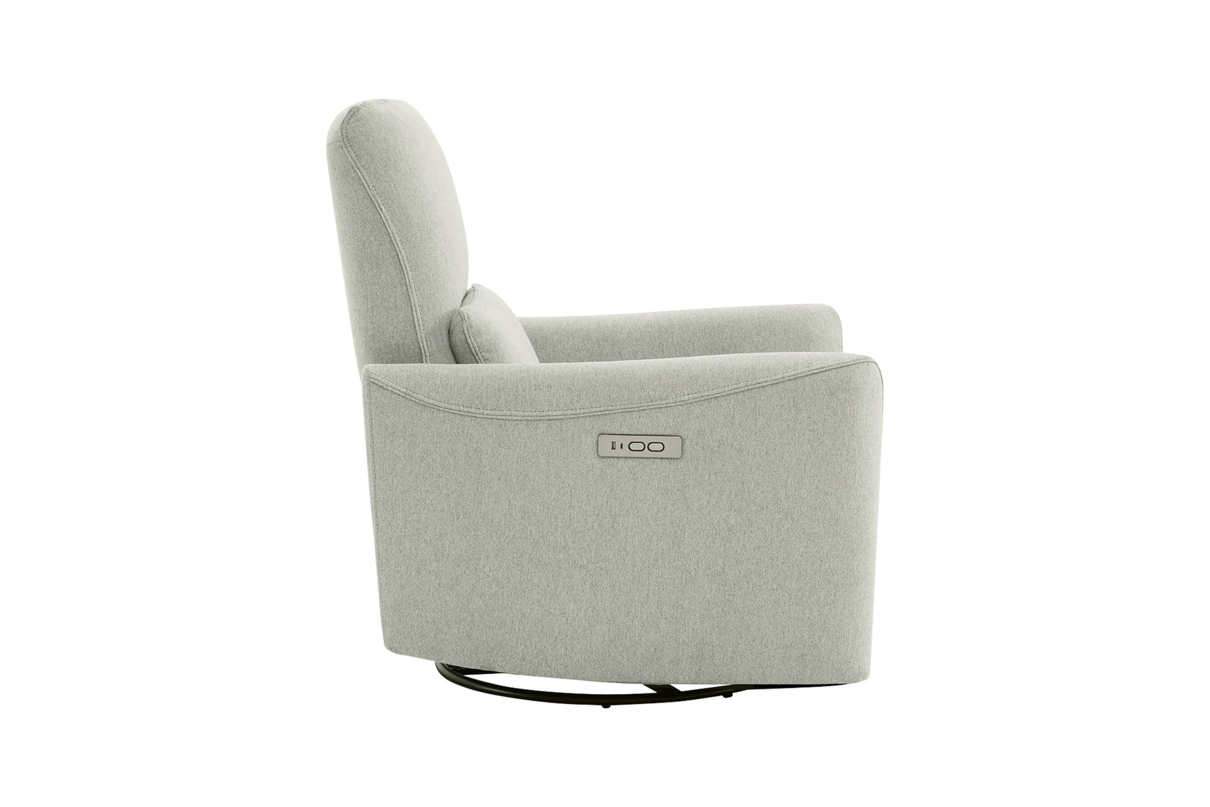 Kirstin Performance Fabric Swivel Recliner Chair
