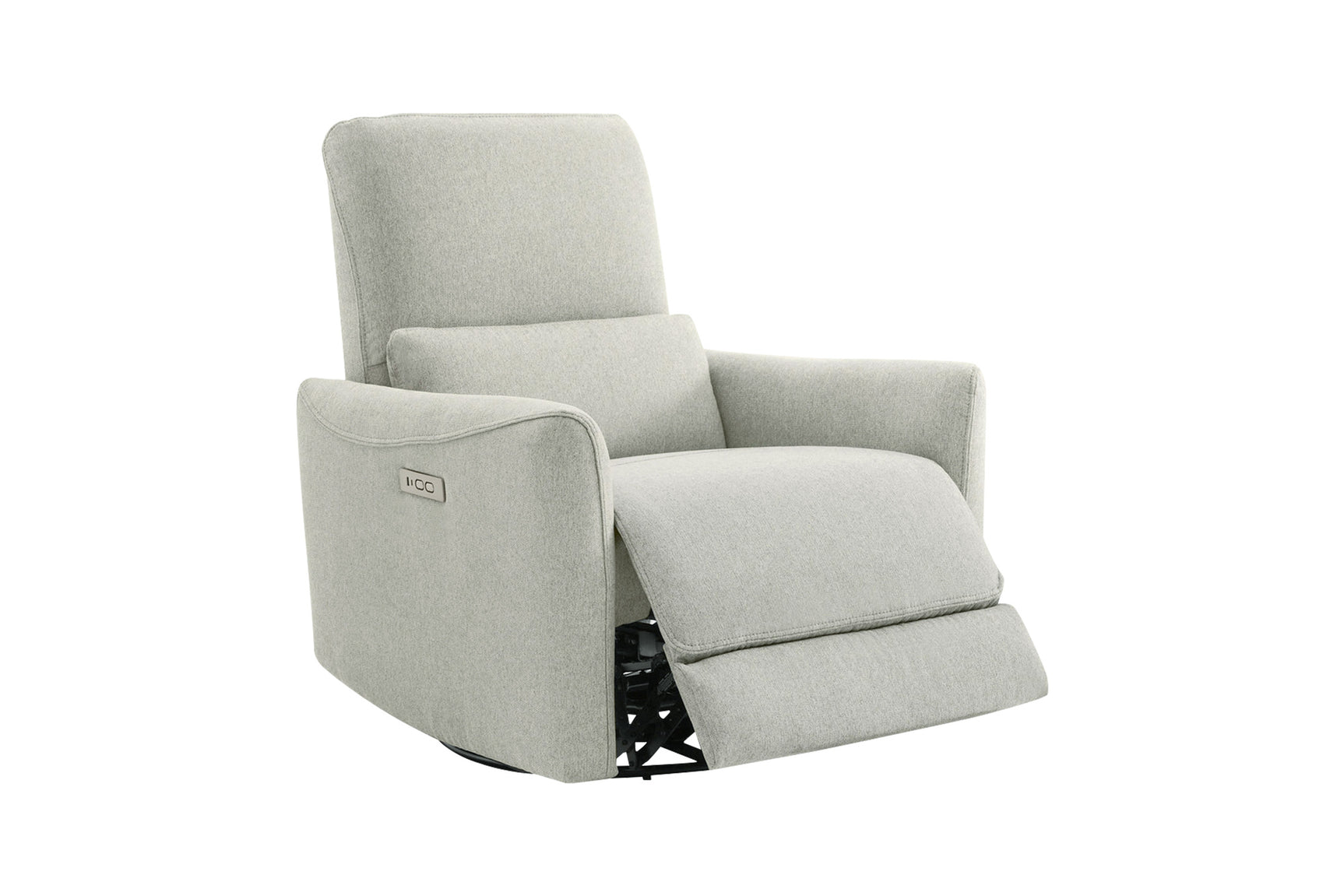 Kirstin Performance Fabric Swivel Recliner Chair
