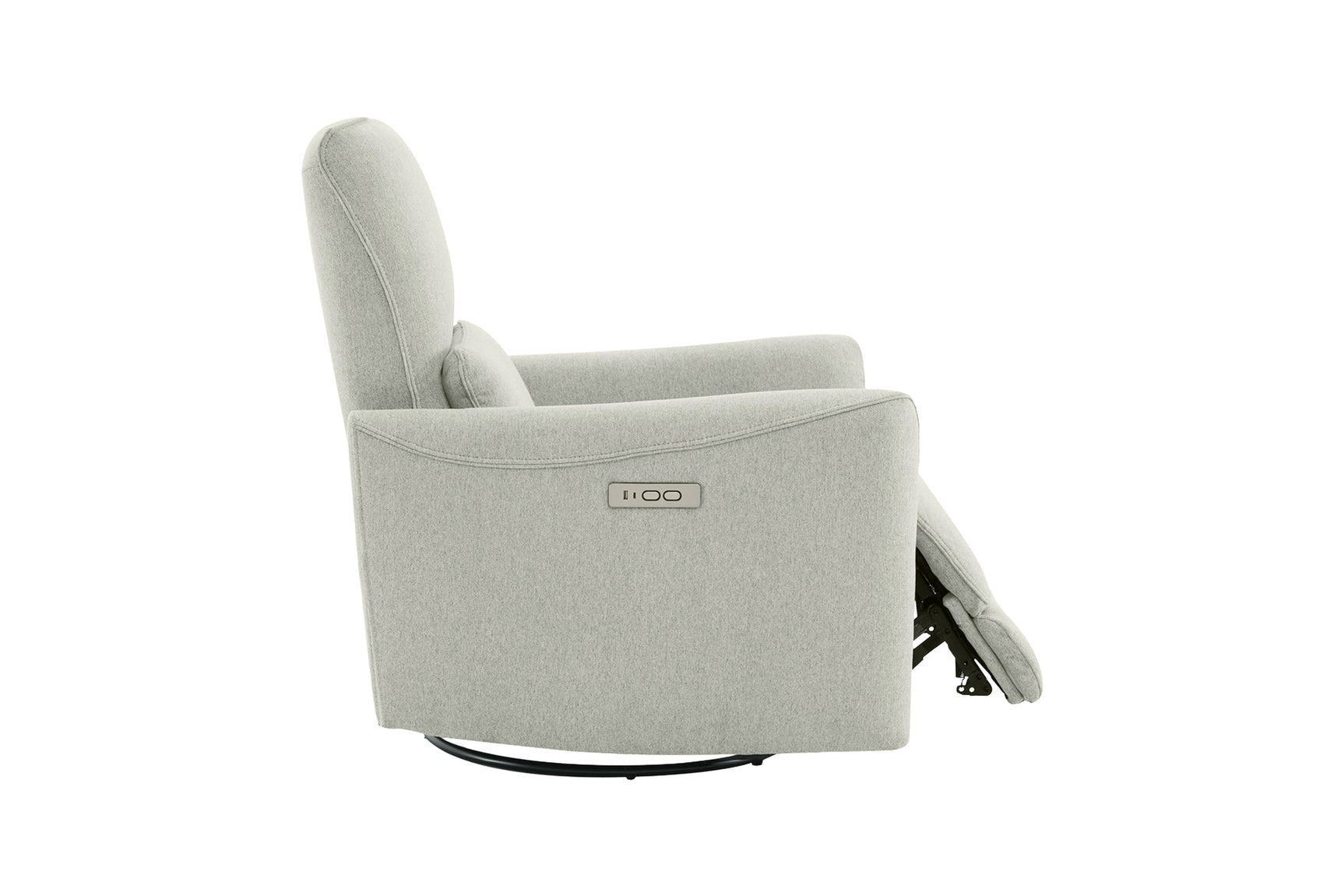 Kirstin Performance Fabric Swivel Recliner Chair