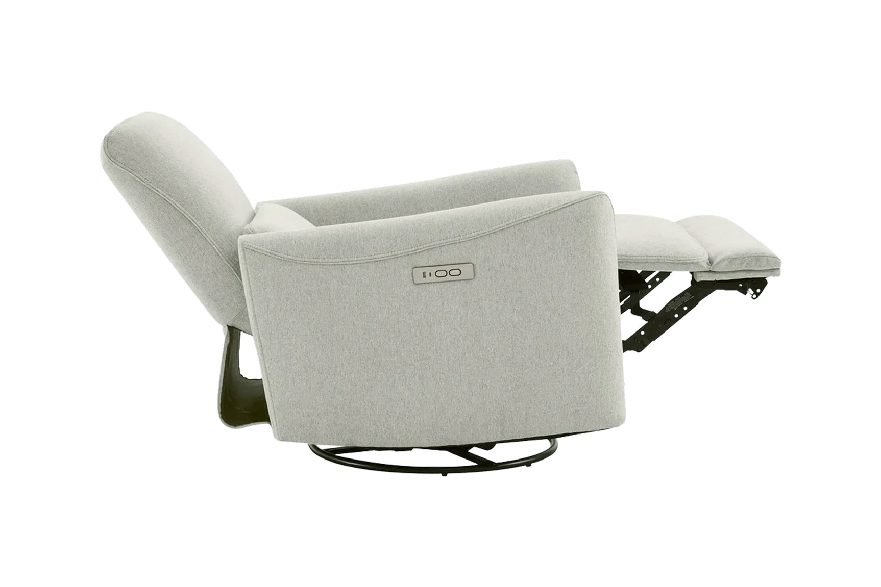 Kirstin Performance Fabric Swivel Recliner Chair