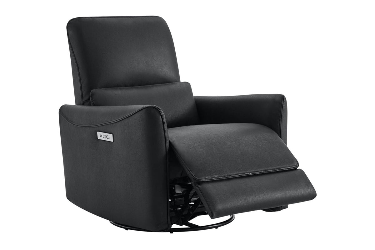 Blake leather power swivel glider recliner best sale