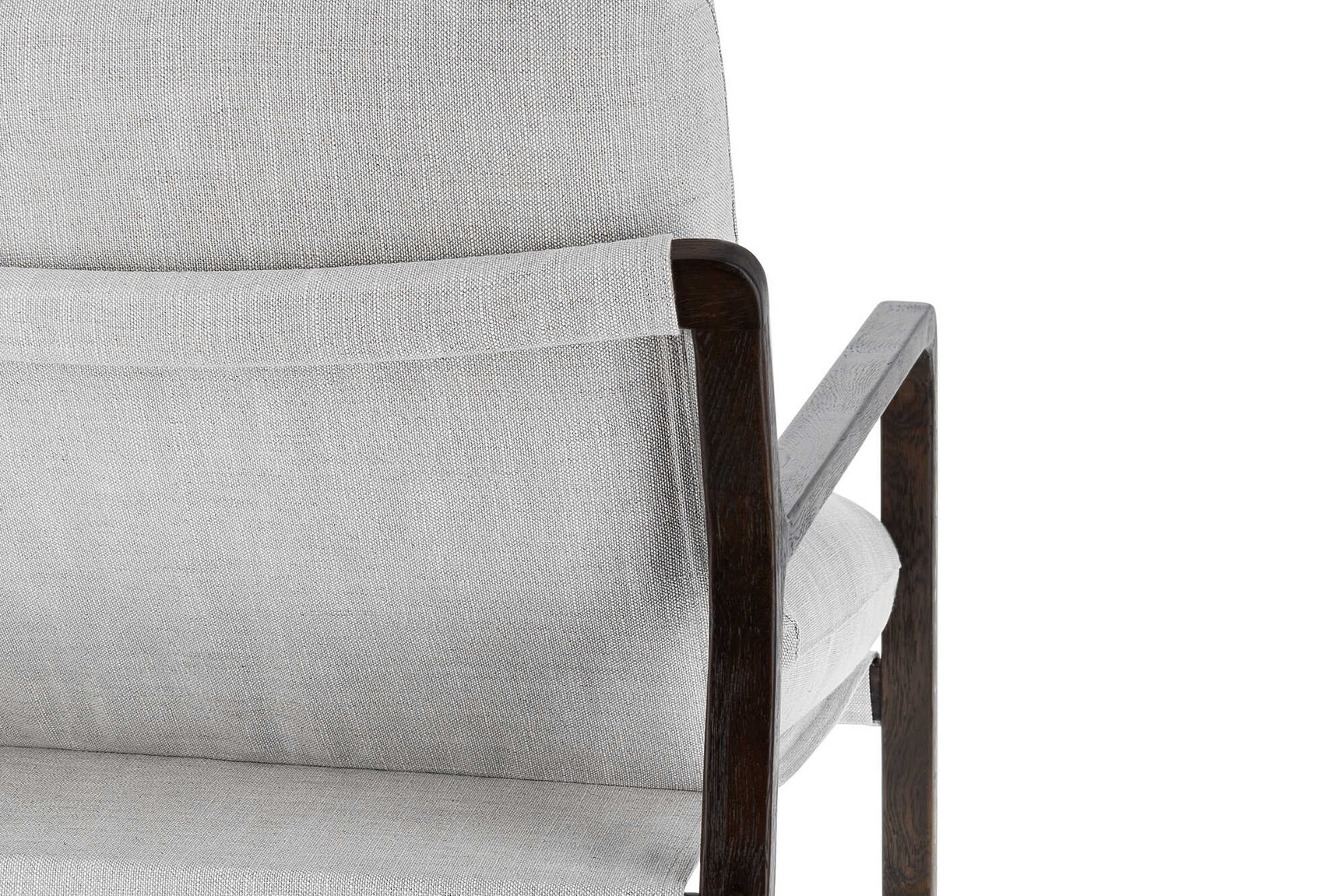 Lagon Fabric & Wood Accent Chair