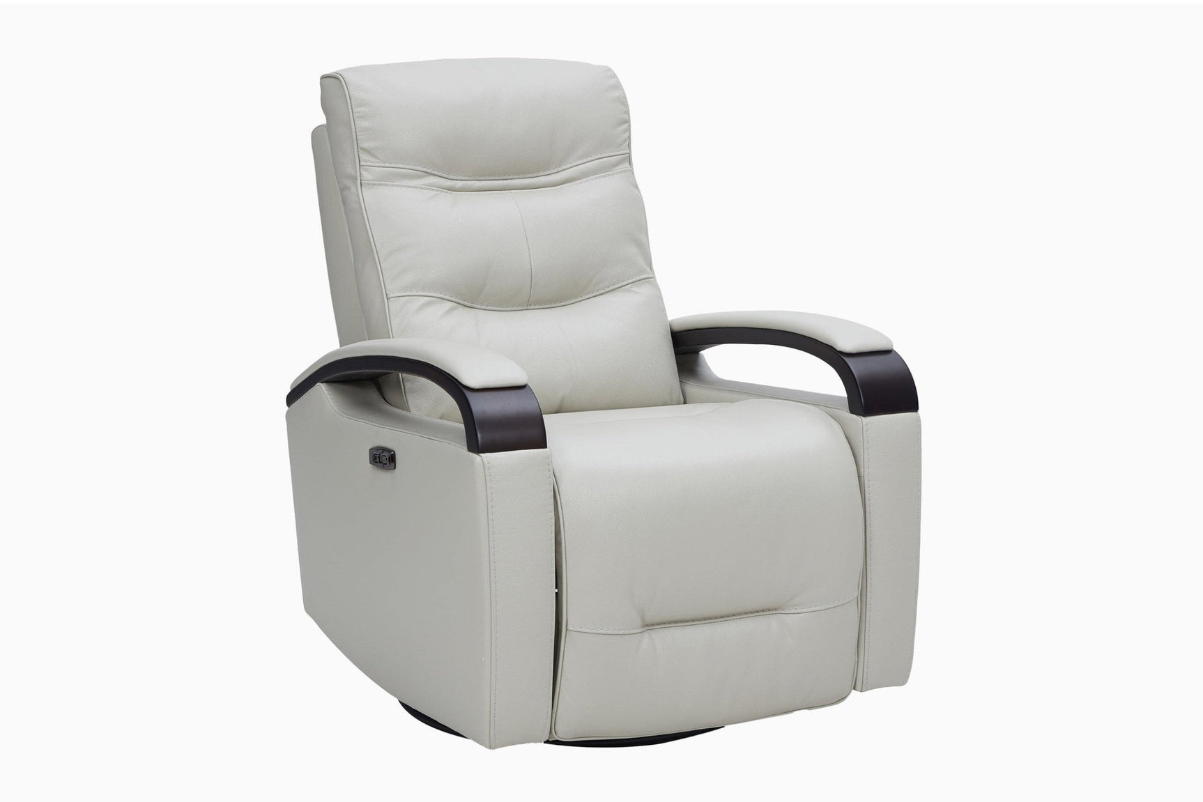 Laisha Leather Swivel Recliner Chair