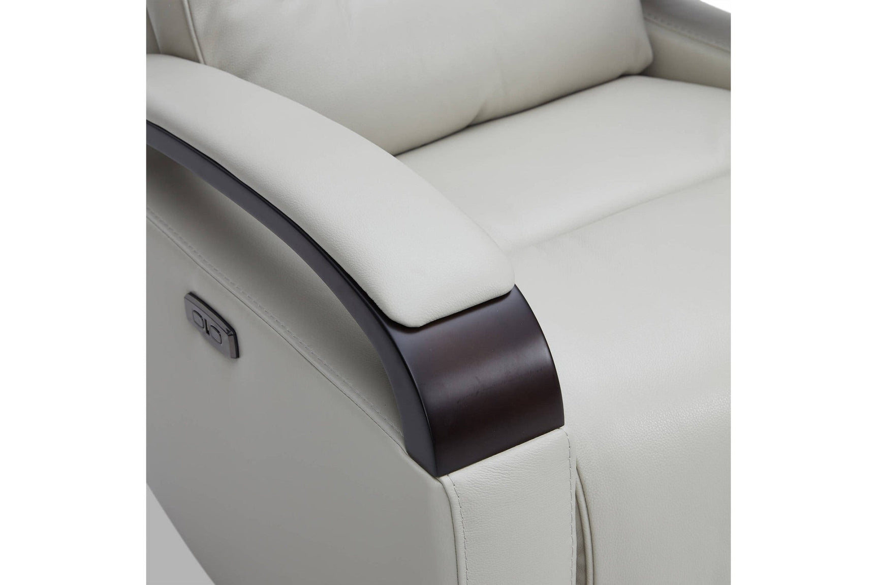 Laisha Leather Swivel Recliner Chair